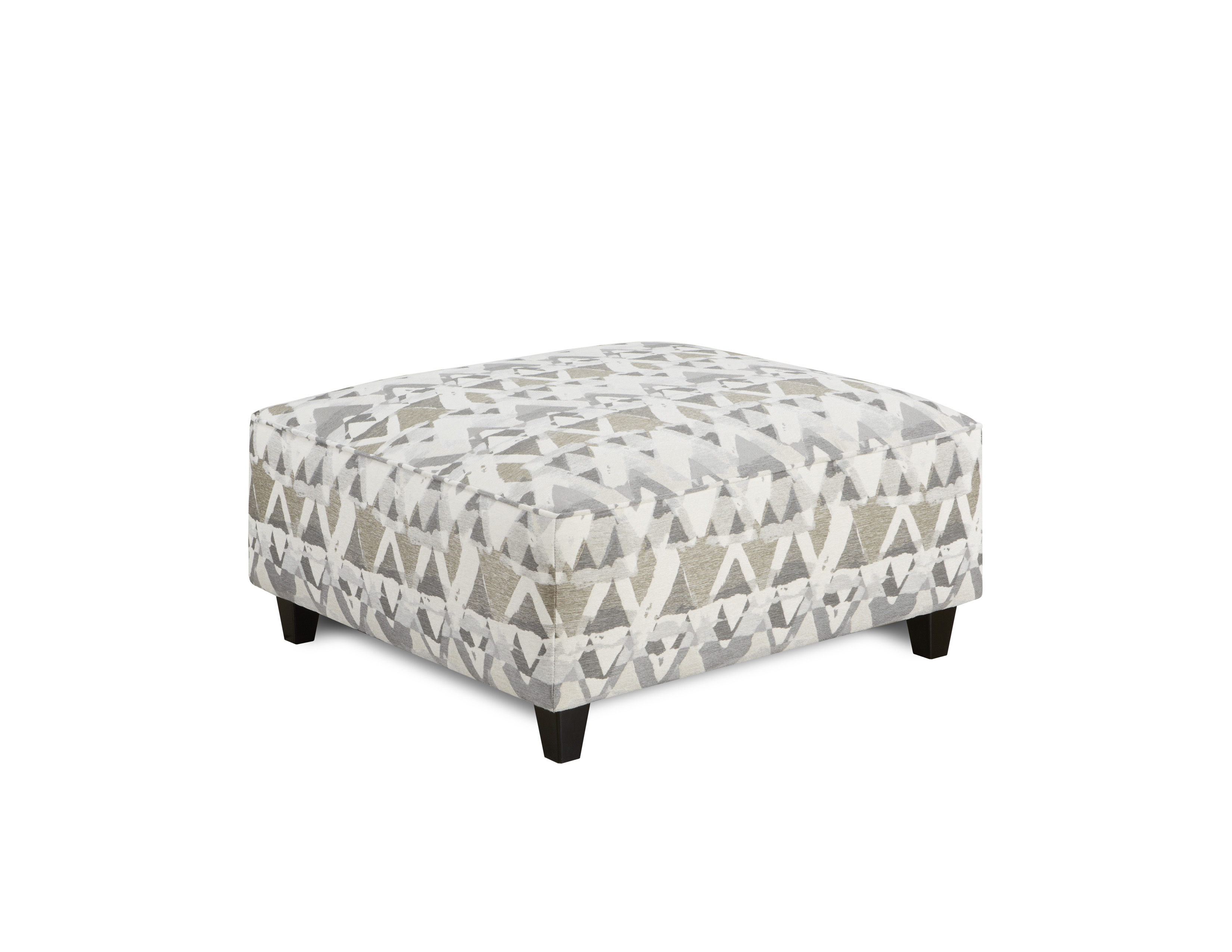 Mountain View Cement Fusion Furniture ottoman, Alton Silver collection