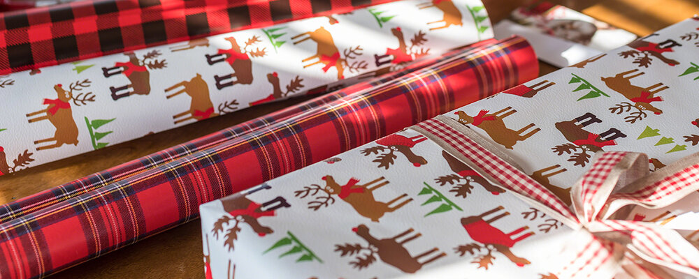 Holiday wrapping paper