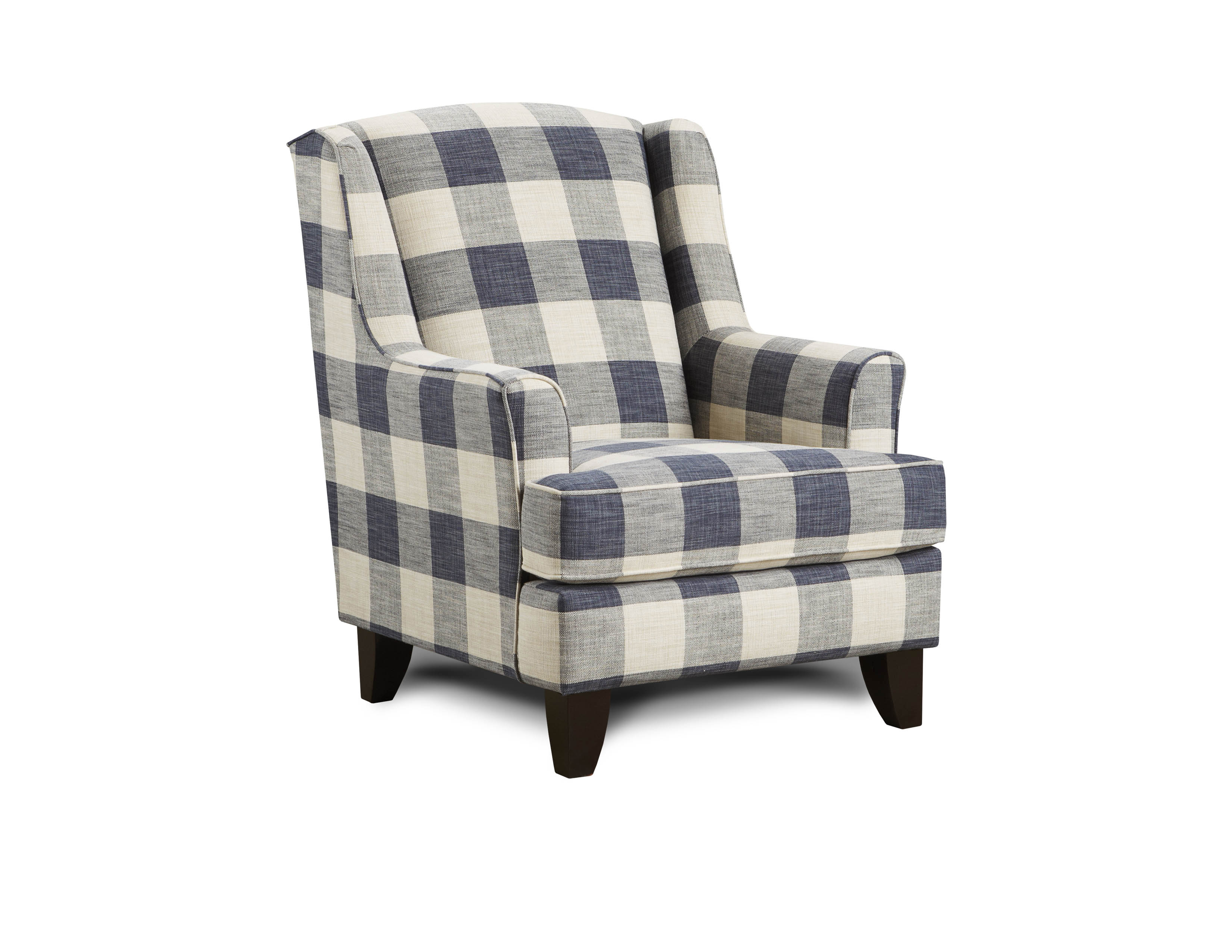 Yucatan Indigo Fusion Furniture chair, Catalina Linen collection