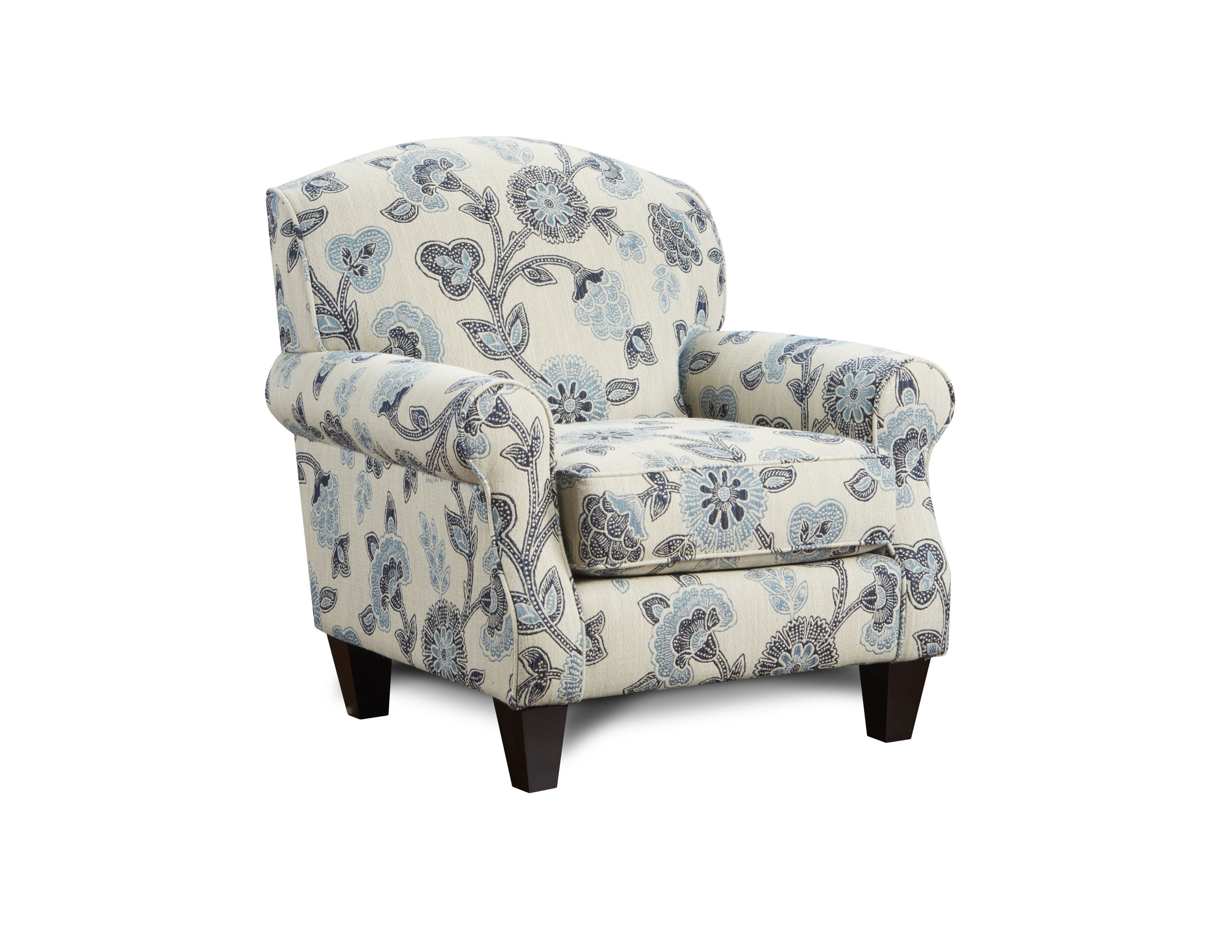 Maya Indigo Fusion Furniture chair, Catalina Linen collection