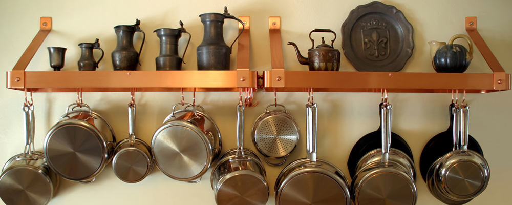 Kitchen organization hacks with hooks