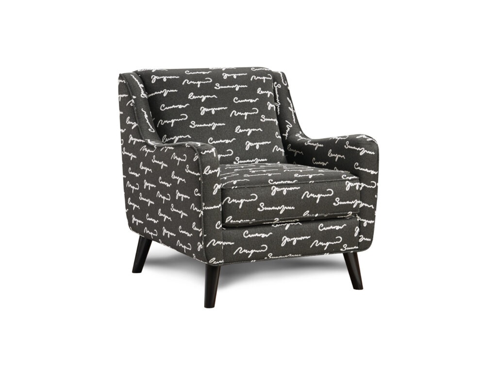 Poetry Iron Fusion Furniture chair, Shadowfax Dove collection
