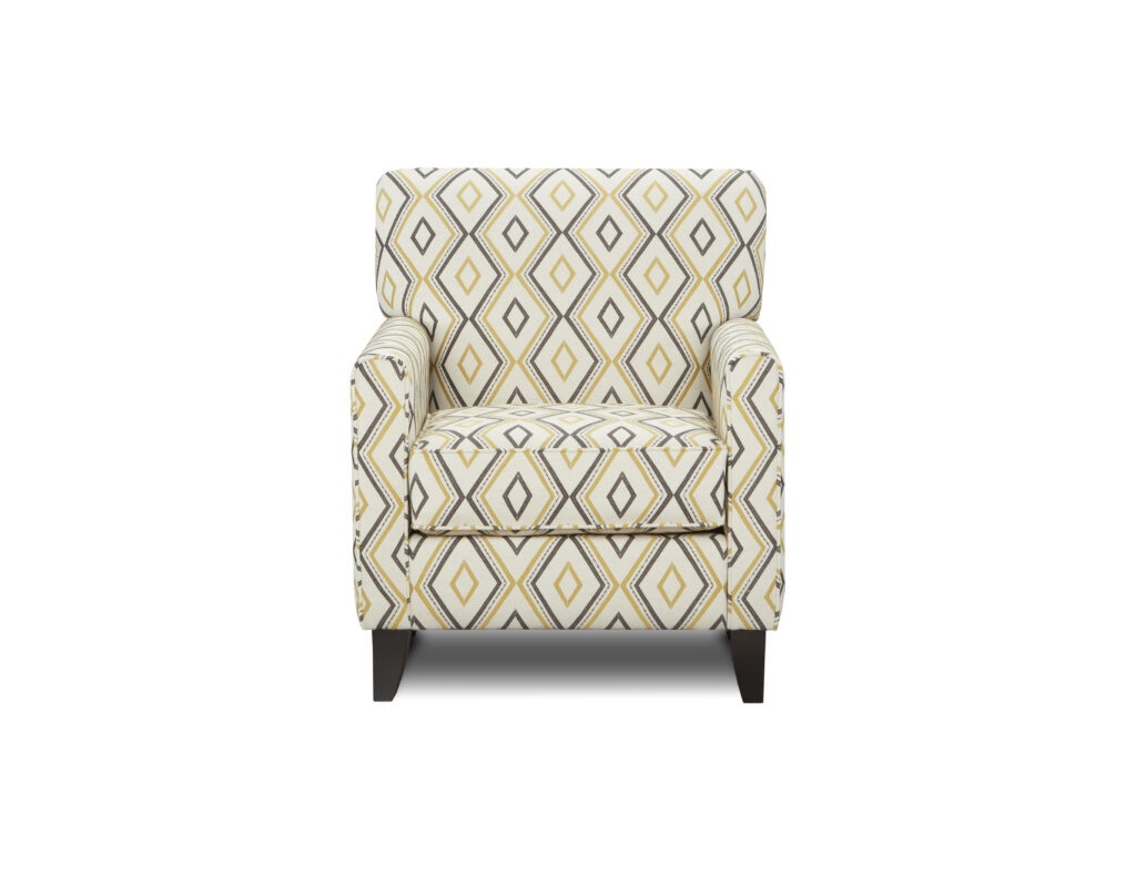 Maxwell Gray Dijon Fusion Furniture Accent Chair