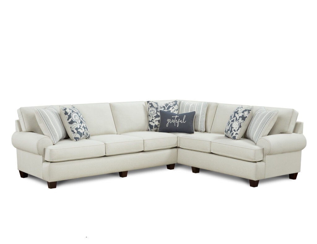 Awesome Oatmeal Fusion Furniture sectional