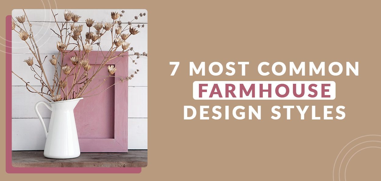 Farmhouse design style with flower vase