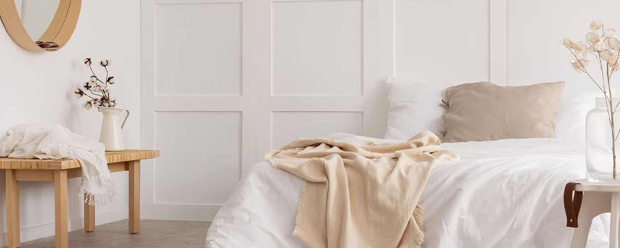 Cotton bedding for summer home