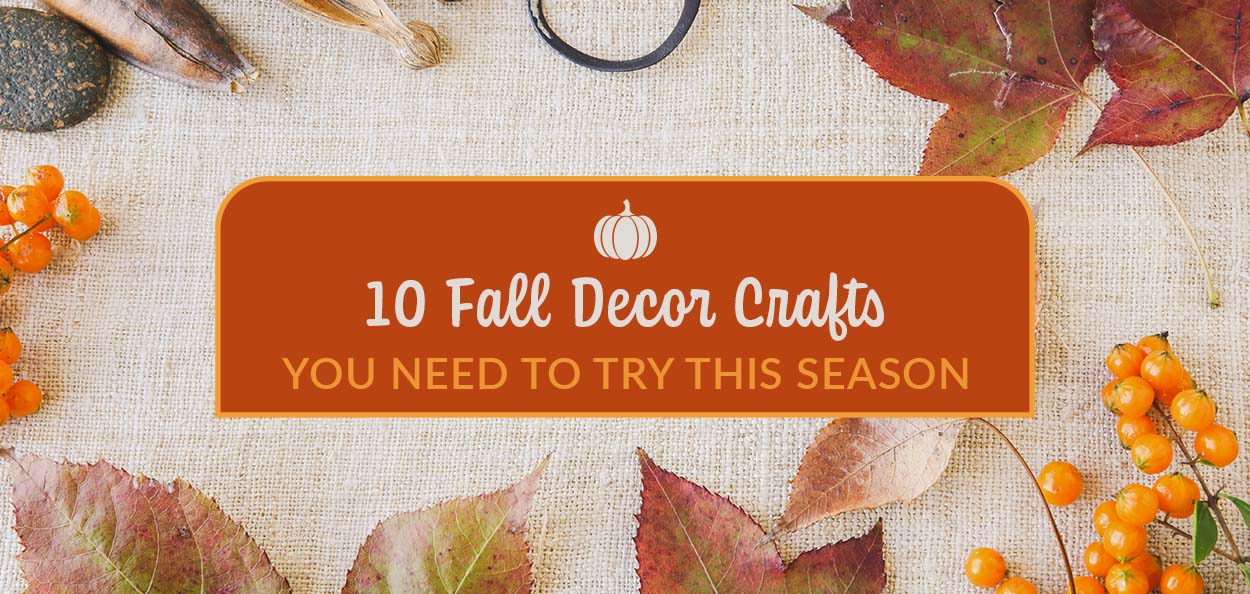 Fall decor crafts